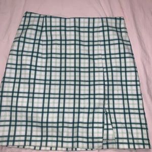 Mini Plaid Skirt